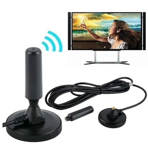 Antena para recibir TV digital para uso en interiores o exteriores de alta calidad