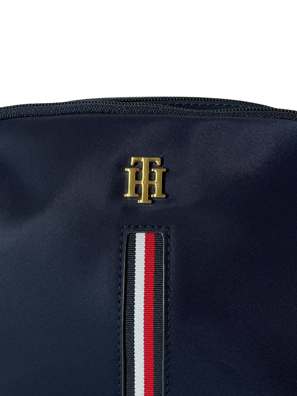 Bolsa Crossbody Tommy Hilfiger Azul o Beige | Doble Compartimento y Estilo Clásico